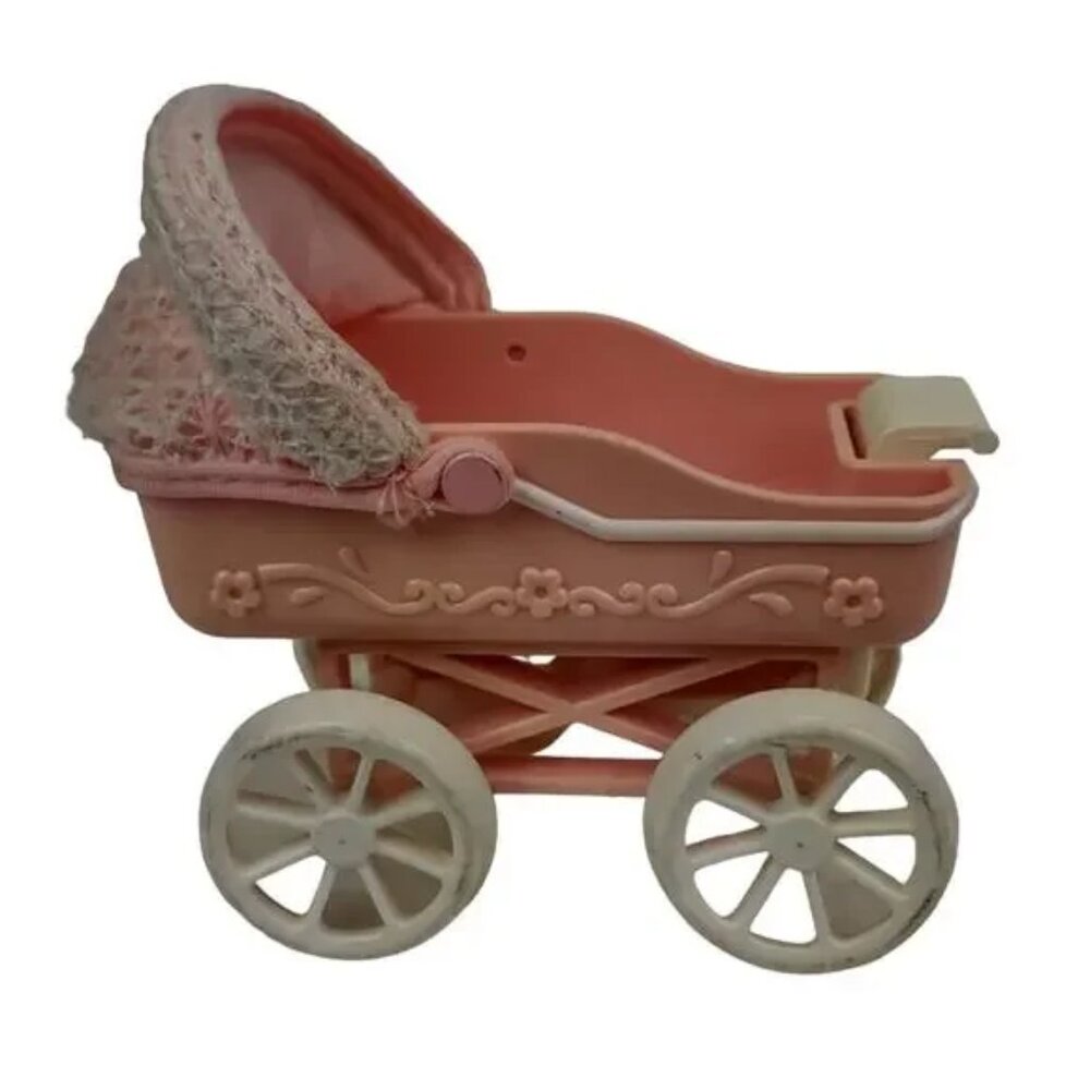 Mattel Barbie Sister Kelly Tiny Steps Stroller Pram Carriage 1998